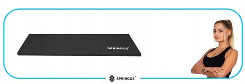 MATERAC DO ĆWICZEŃ FITNESS JOGI SKŁADANY GIMNASTYCZNY MATA DUŻA WYTRZYMAŁA na Arena.pl