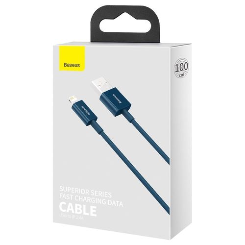 superior kabel przewód do iphone usb - lightning 2.4a 1m niebieski na Arena.pl