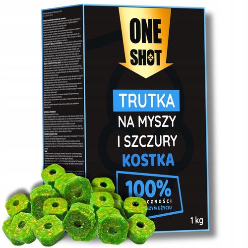 ONESHOT NA MYSZY SZCZURY KOSTKA trutka 1Kg BROMA na Arena.pl
