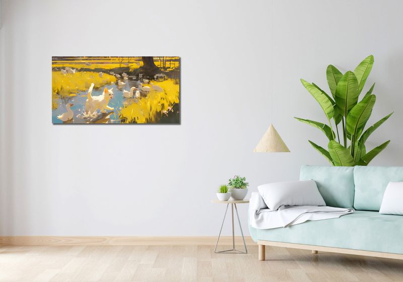 Obraz 100x50cm Słońce na Wsi zdjęcie 2