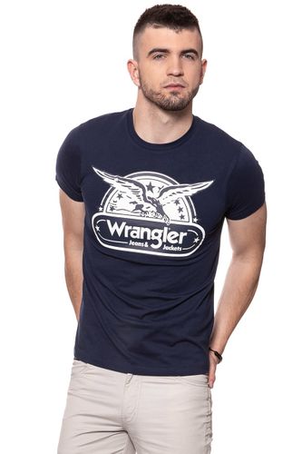 WRANGLER SS EAGLE TEE NAVY W7B74FK35 M na Arena.pl