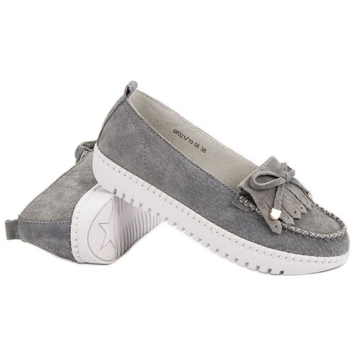 Modne Skórzane Mokasyny r.37 na Arena.pl