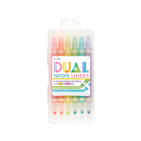 Flamastry / Zakreślacze Neonowe Z Dwiema Końcówkami, Dual Liner