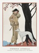 Plakat 75x100cm Autumn Symphony, Barbier Vintage do Salonu