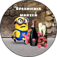 Opłatek na tort Urodziny Minion Minionki Postacie Gru