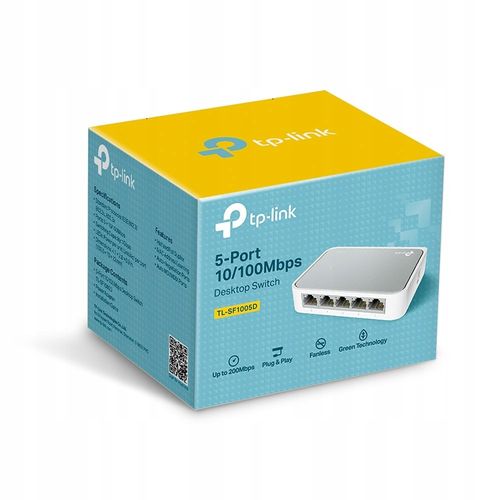 Switch TP-LINK TL-SF1005D biały 5 portów na Arena.pl