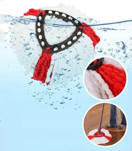 6x WKŁAD WKŁADY DO MOPA OBROTOWEGO MOP VILEDA TURBO CHŁONNE zdjęcie 11