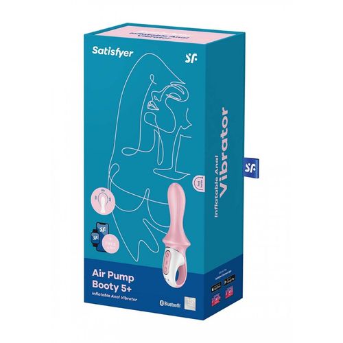 Satisfyer Air Pump Booty 5+ Red na Arena.pl