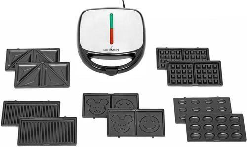 OPIEKACZ GOFROWNICA DO KANAPEK GRILL TORTILA TOST 5W1 OPIEKACZ MOC na Arena.pl