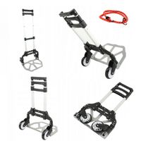 Wózek transportowy składany aluminiowy kraft&dele 80kg KD3015