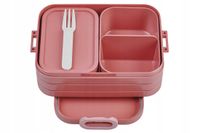 2X MEPAL LUNCHBOX TAKE A BREAK BENTO MIDI VIVID MAUVE 900 ML