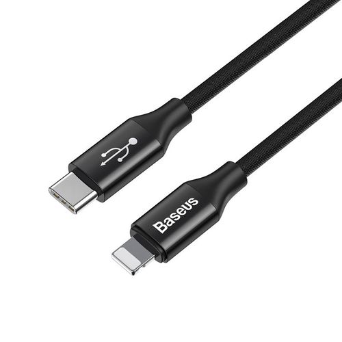 Kabel Baseus Yiven Usb-C Do Lightning 1M 2A (Czarny) na Arena.pl