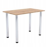 Stół kuchenny do Jadalni do salonu kuchni 90x50 CRAFT ZŁOTY NOGI CHROM