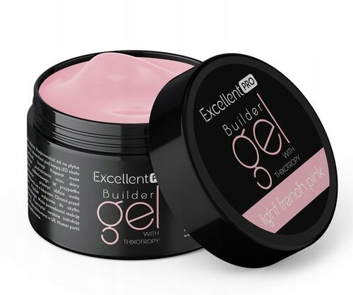 EXCELLENT PRO BUILDER GEL ŻEL SAMOPOZIOMUJĄCY LIGHT FRENCH PINK 15 g na Arena.pl