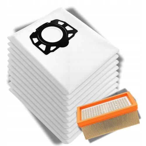 10x Worki do odkurzacza KARCHER WD4 WD5 WD6 MV4 MV5 MV6 SE 5.1000 + na Arena.pl