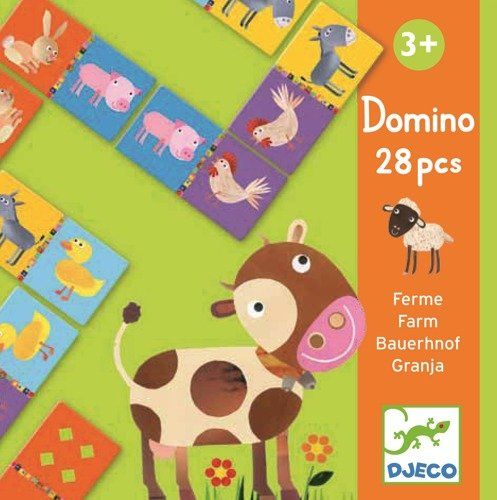 Djeco Gra domino FARMA na Arena.pl