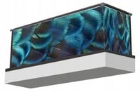 Osłona na balkon PAWIE pióra piękne żywe KOLORY