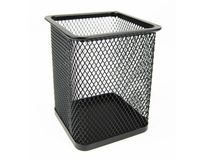 KUBEK KWADRATOWY CZARNY 8x8x10 CM  TRES