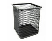 KUBEK KWADRATOWY CZARNY 8x8x10 CM  TRES