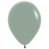 Balony lateksowe pastelowe laurowy zielony, 30 cm 3 szt.