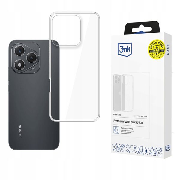Silikonowe etui na Honor 400 Lite - 3mk Clear Case zdjęcie 1