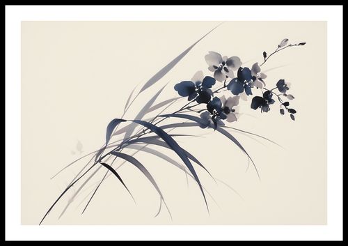 Plakat 60x40cm Orchidea w Sepii na Arena.pl