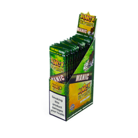 box - 25 x bibułka blunt juicy hemp wraps manic 2 szt.