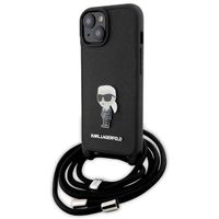 Karl Lagerfeld KLHCP15SSASKNPSK iPhone 15 6.1" hardcase czarny/black