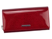 Portfel damski skórzany PELLUCCI PT-106 Czerwony