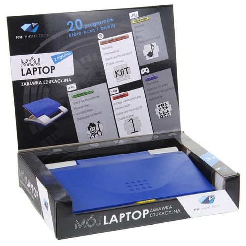 Laptop Edukacyjny 20 Programów Nauka Liczb Literek na Arena.pl