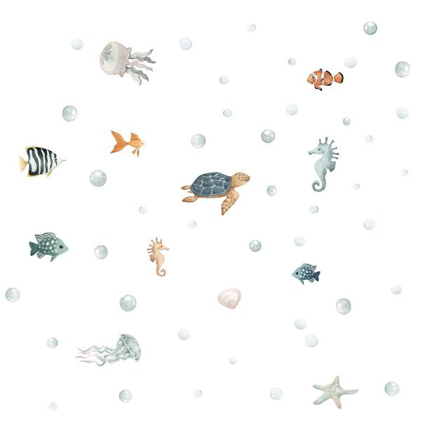 Naklejki Morskie Elementy DK467 zdjęcie 2