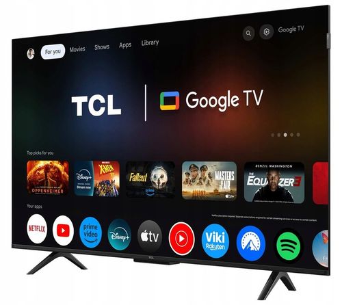 Telewizor TCL 50P7K QLED, Google TV Dolby Vision Dolby Atmos na Arena.pl