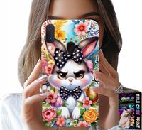 ETUI DO SAMSUNG GALAXY A20E - KRÓLIK WIELKANOCNY, ZAJĄC, JAJKA + SZKŁO