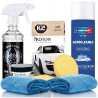 Wosk Samochodowy Carnauba K2 PROTON Autocleaner | IPA Cleaner | Mikrofibry