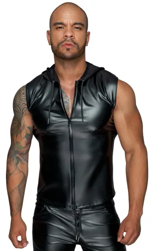 noir męski bezrękawnik z kapturem powerwetlook czarny 3xl na Arena.pl