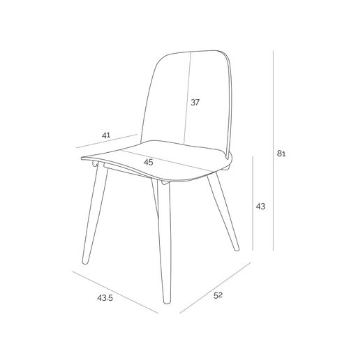 Krzesło Rosse różowe na Arena.pl