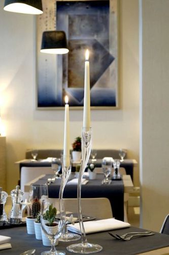 Stożkowa Świeca 24cm/10szt świeczka stroik adwent dekoracj PERŁOWA BIEL na Arena.pl