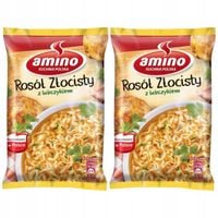 Amino Zupa błyskawiczna rosół złocisty z lubczykiem 57 g x 2 sztuk