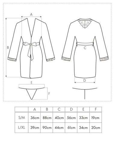 SZLAFROK SATYNOWY ELEGANCKI KORONKA SEXY S/M na Arena.pl