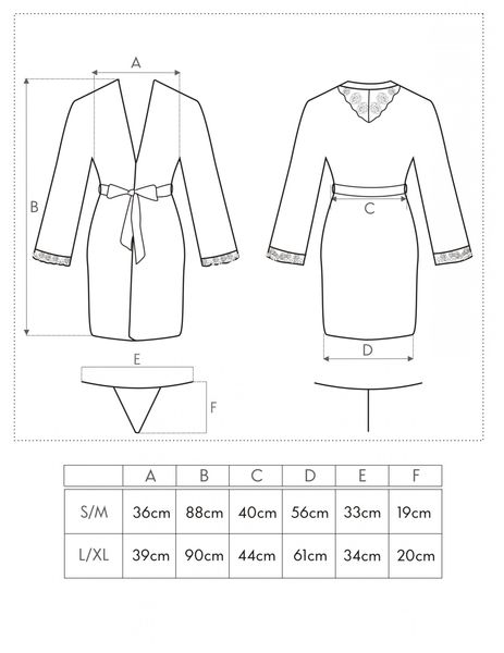 SZLAFROK SATYNOWY ELEGANCKI KORONKA SEXY S/M zdjęcie 4