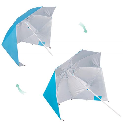 Parasol plażowy 180 cm namiot niebieski na Arena.pl