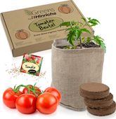 Zestaw do Uprawy Pomidorów w Worku Jutowym z Ziemią i Nasionami Warzyw