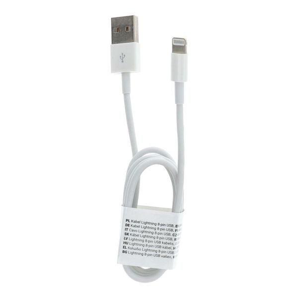Kabel USB A do Lightning C601 1 m biały zdjęcie 1