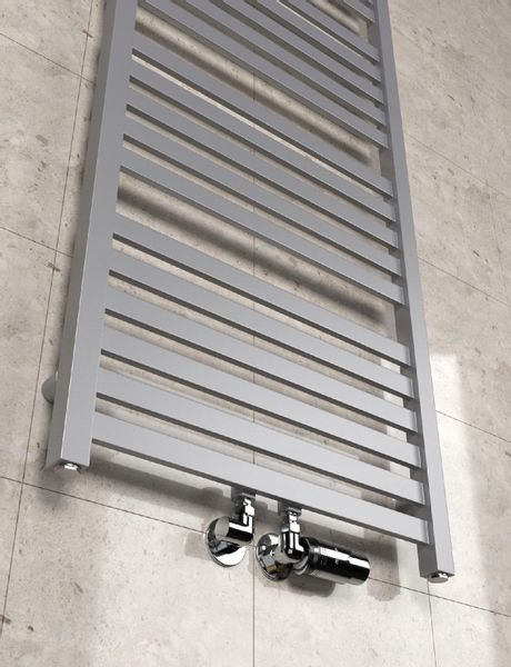 GRZEJNIK ŁAZIENKOWY PRIME-MID 750/430 SREBRNY zdjęcie 6