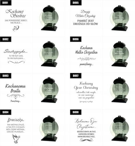 ZNICZ SZKLANY grawer CÓRECZKO na Arena.pl