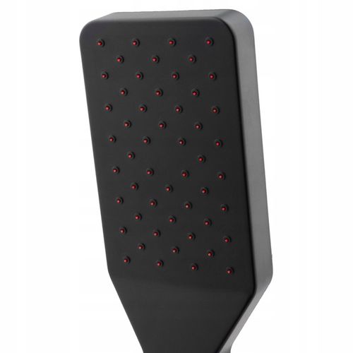 Bateria prysznicowa czarna ścienna jednouchwytowa ze słuchawką i wężem YOKA na Arena.pl