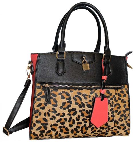 Torebka damska leopard  FB198 Koral na Arena.pl