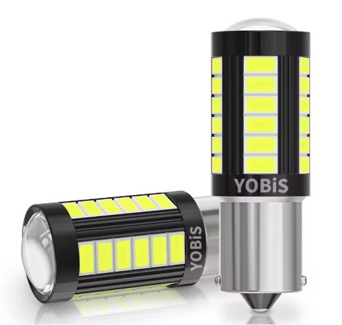 Żarówki P21W PROJEKTOR XENON BIAŁY BIAŁE LED Bardzo Mocne 6500 2szt. na Arena.pl