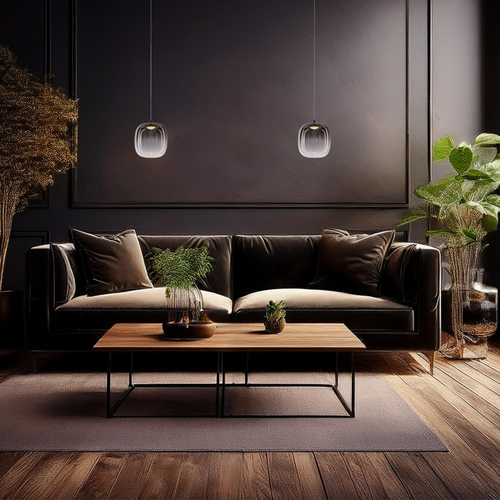 Lampa wisząca VASO 2 SMOKED 4W na Arena.pl