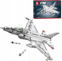 KLOCKI KONSTRUKCYJNE REOBRIX SAMOLOT WOJSKOWY F-16 ZESTAW DO BUDOWY